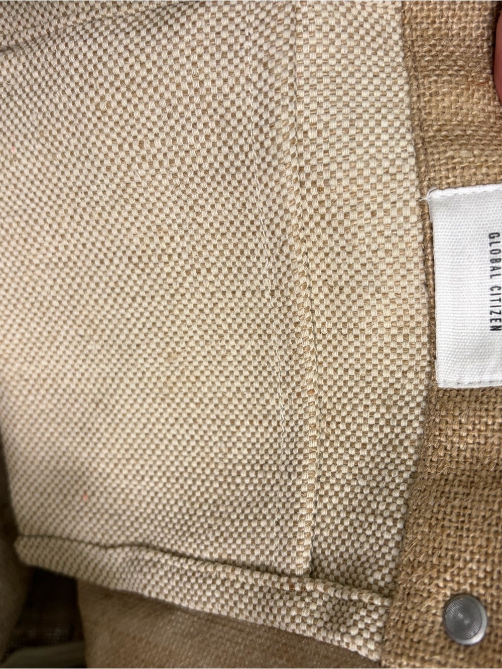 Magnolia Script Market Tote - Picture 4 of 5